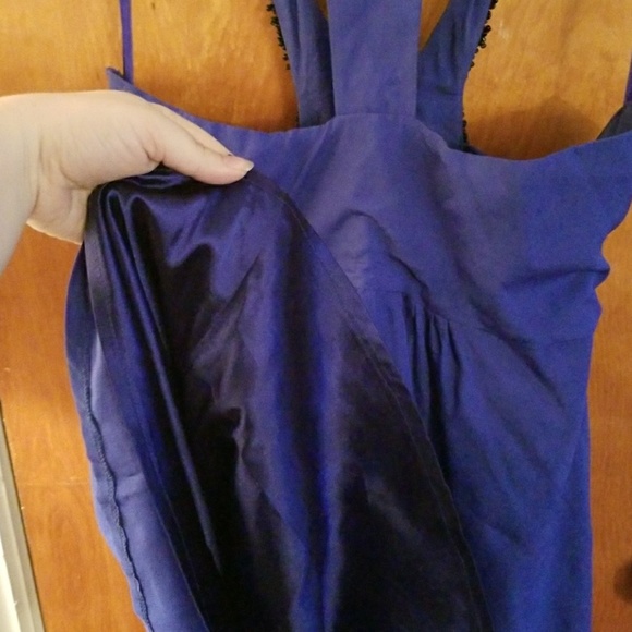 Blue beaded dress - Picture 5 of 5